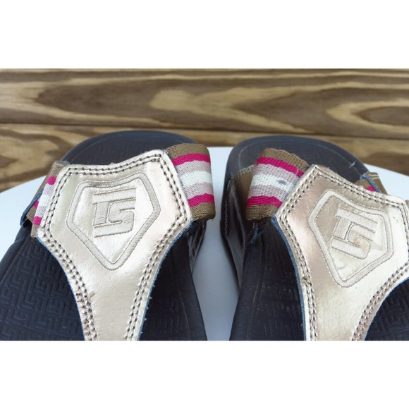 Academy of Therapeutic Footwear Size 8 M Brown Flip Flop Leather Women Sandal‎ - Picture 3 of 8